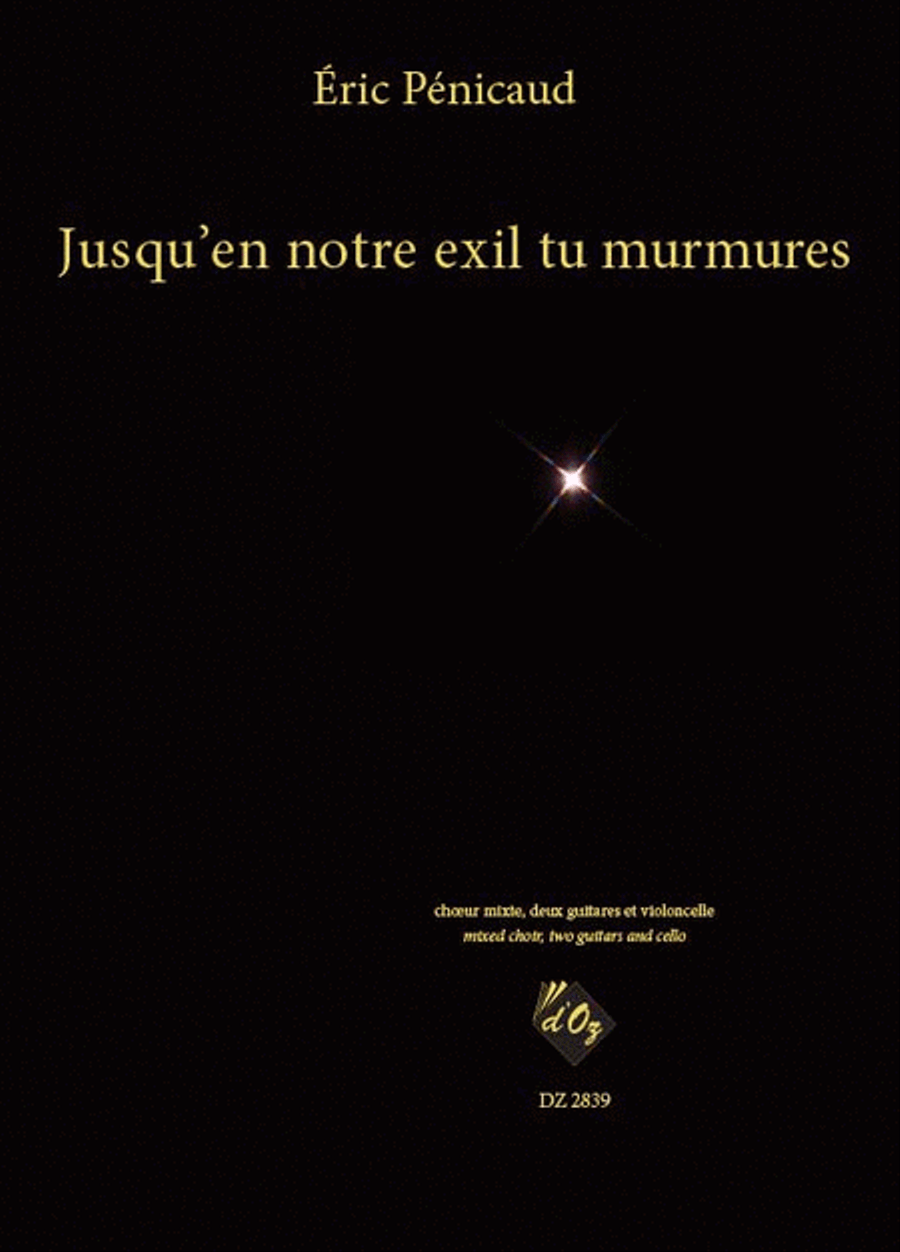 Jusqu’en notre exil tu murmures Score scores gallery preview page 1