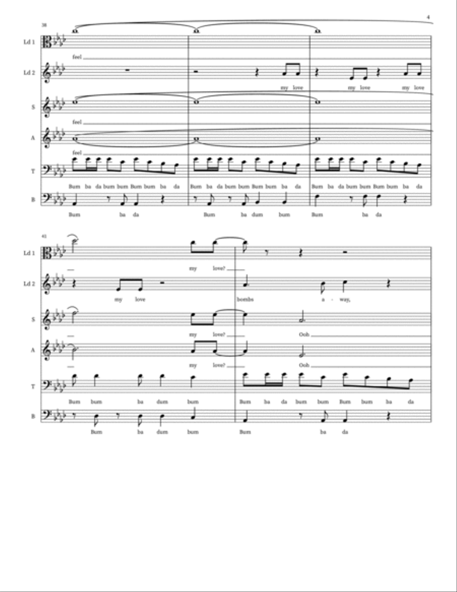 Geronimo Choir scores gallery preview page 4