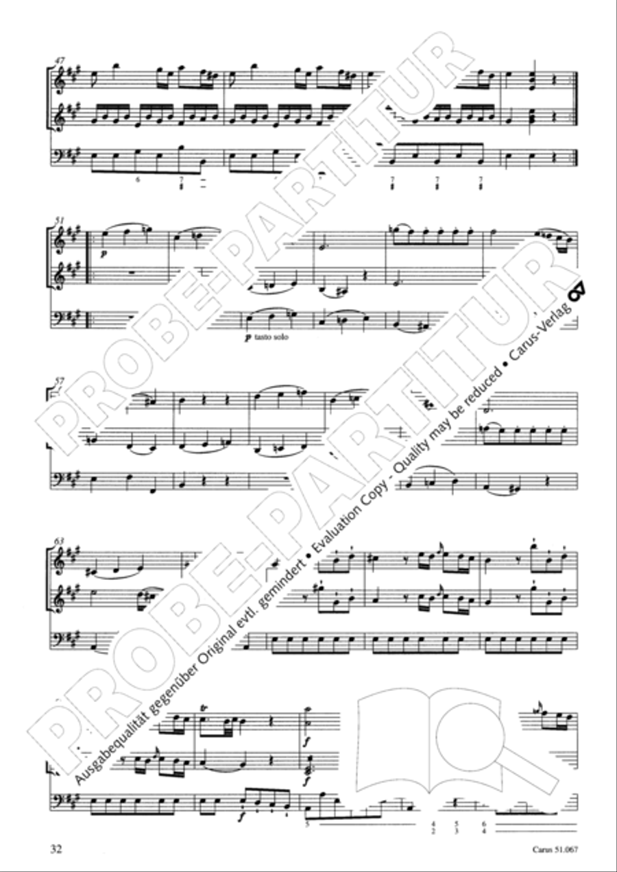 Church Sonatas Collection / Songbook scores gallery preview page 33