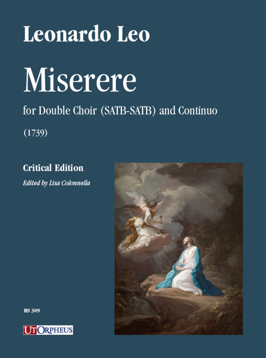 Miserere (1739) for Double Choir (SATB-SATB) and Continuo. Critical Edition based on the Autograph Manuscript 4-Part scores gallery preview page 1