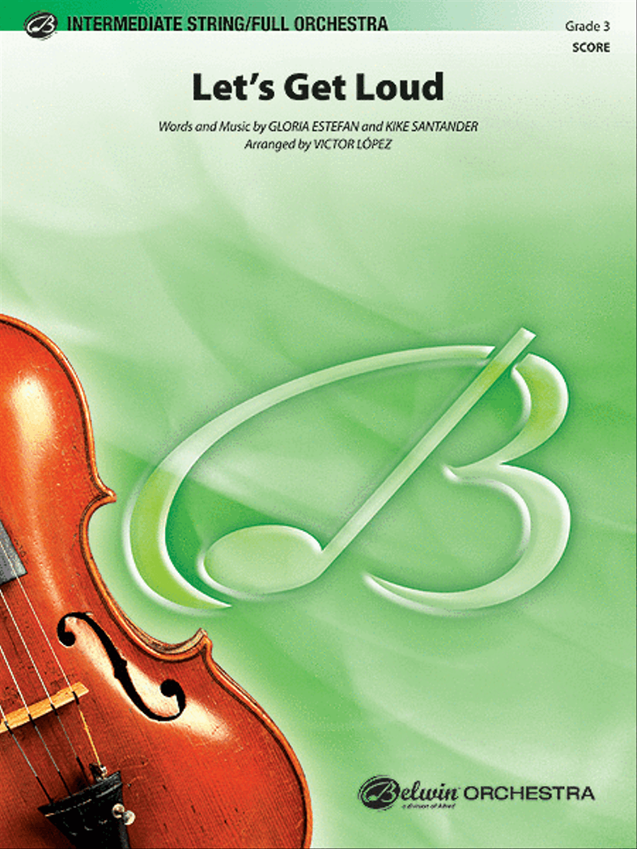 Let's Get Loud Full Orchestra scores gallery preview page 1