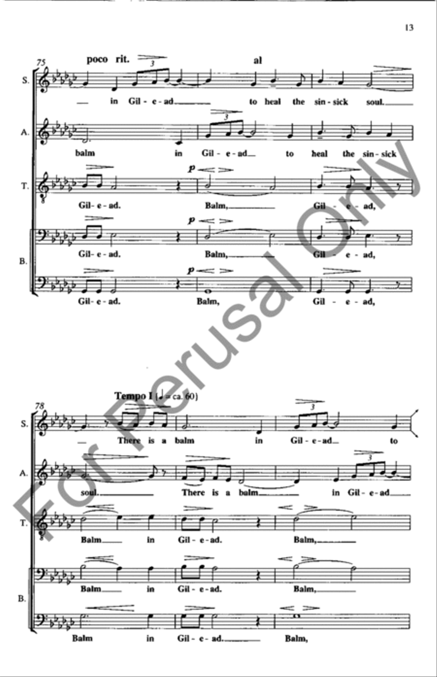 Balm In Gilead Balm In Gilead 4-Part scores gallery preview page 12