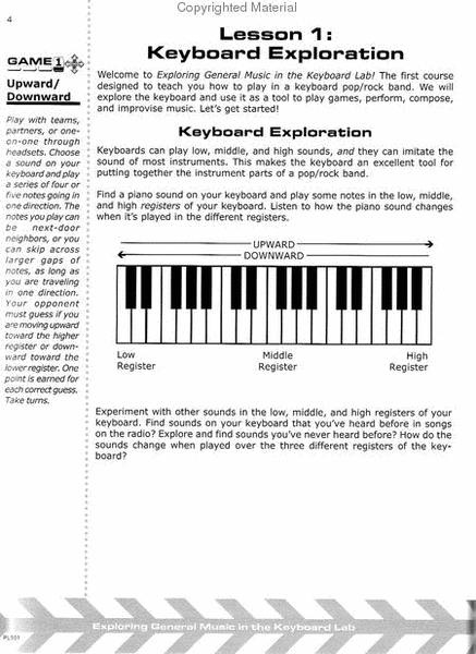 Exploring General Music in the Keyboard Lab - Student Book