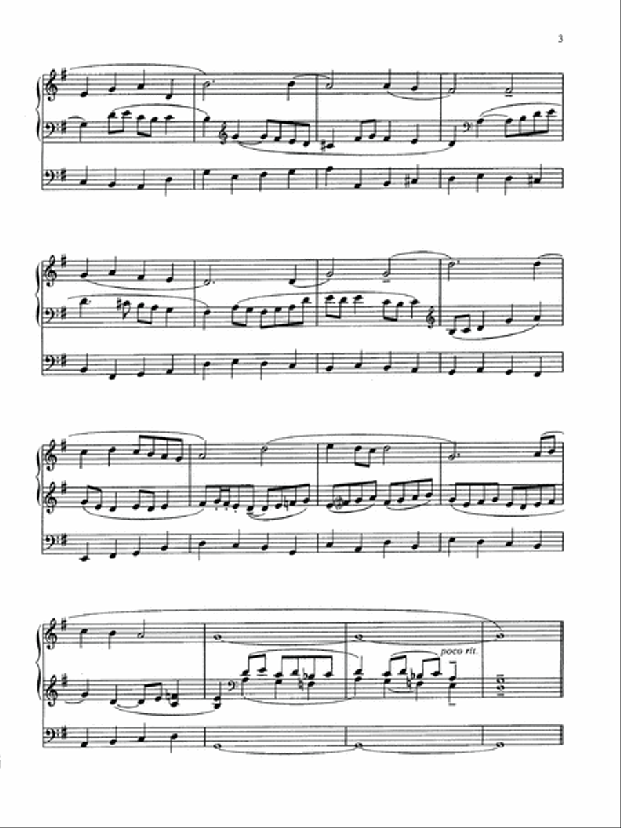 Variations on Sine Nomine Organ scores gallery preview page 3