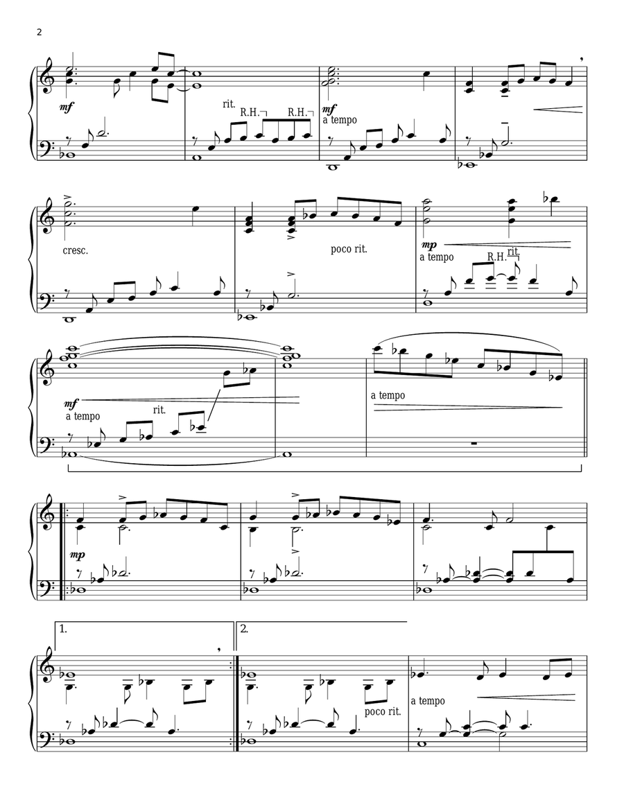 Dentecane Piano Solo scores gallery preview page 2