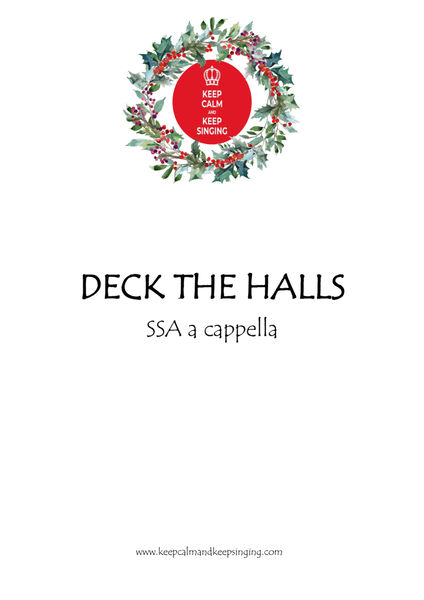 Deck the Halls SSA image number null