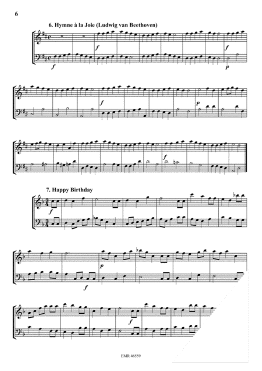 Duet Album Vol. 1 Cello scores gallery preview page 6
