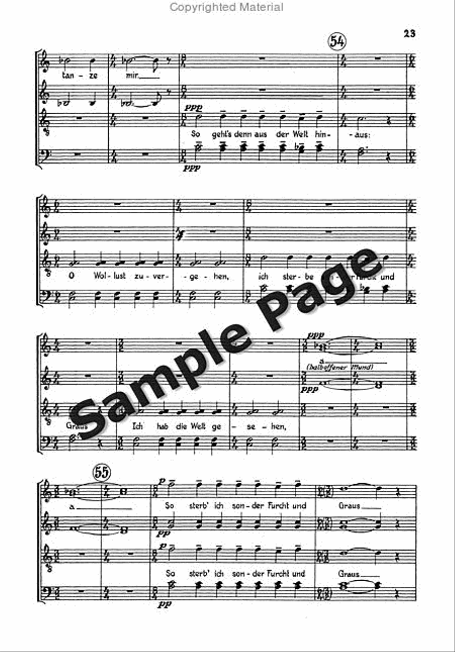 Cantata 2 Alto/chor/2 Pianos 4-Part scores gallery preview page 24