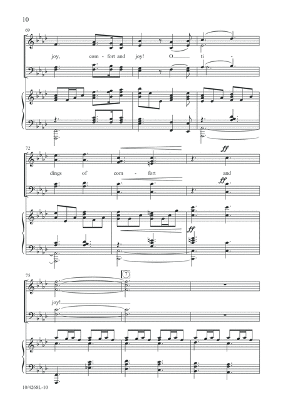 Tidings of Joy! 4-Part scores gallery preview page 11