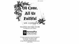 Book cover for Oh Come, All Ye Faithful