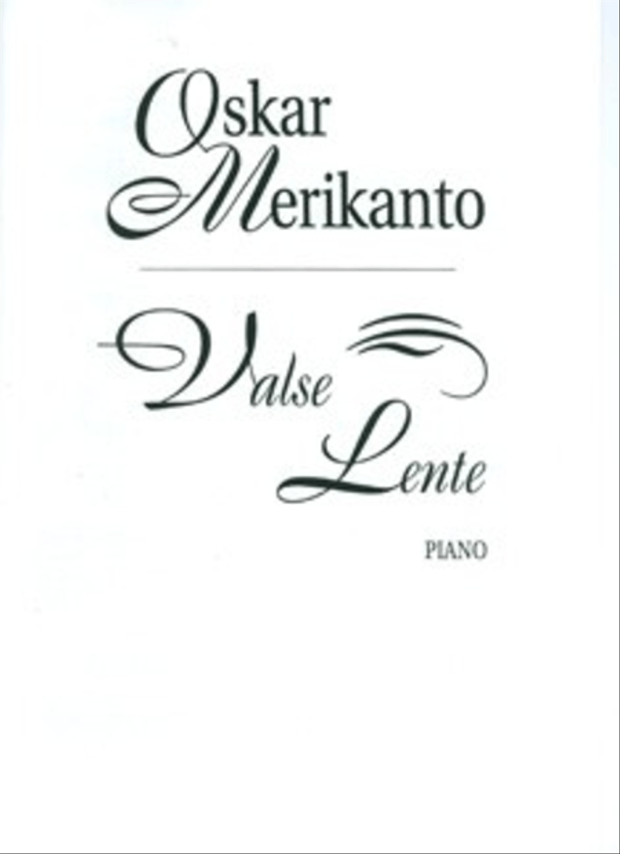 Valse lente Valse lente Piano Solo scores gallery preview page 1