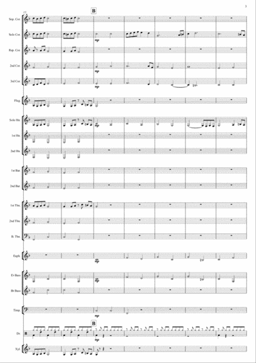 St Peter's Chorale Brass Ensemble scores gallery preview page 3