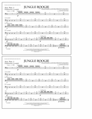 Jungle Boogie - Aux. Perc. 1