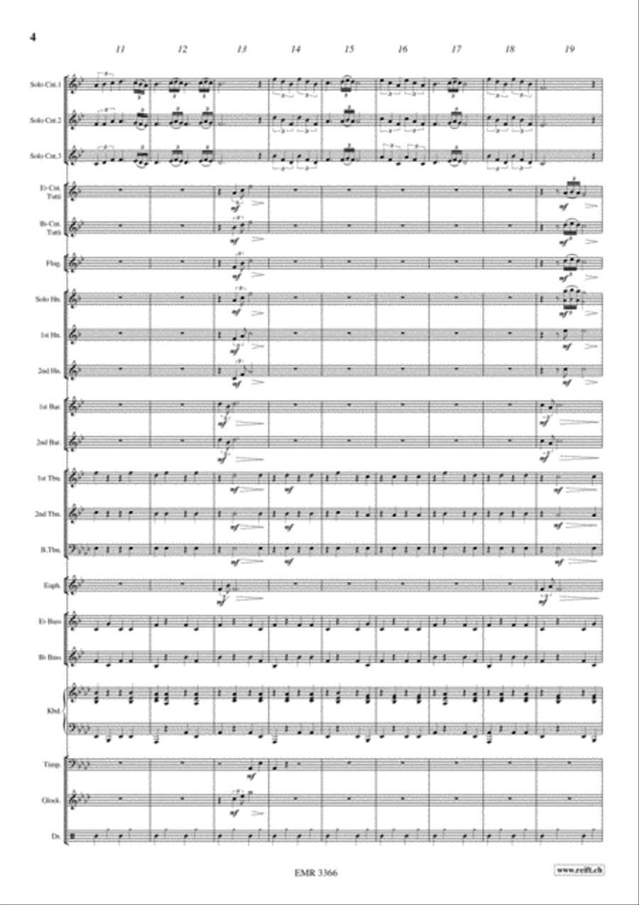Il Silenzio Brass Band scores gallery preview page 5