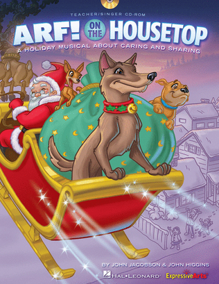 Book cover for Arf! On The Housetop