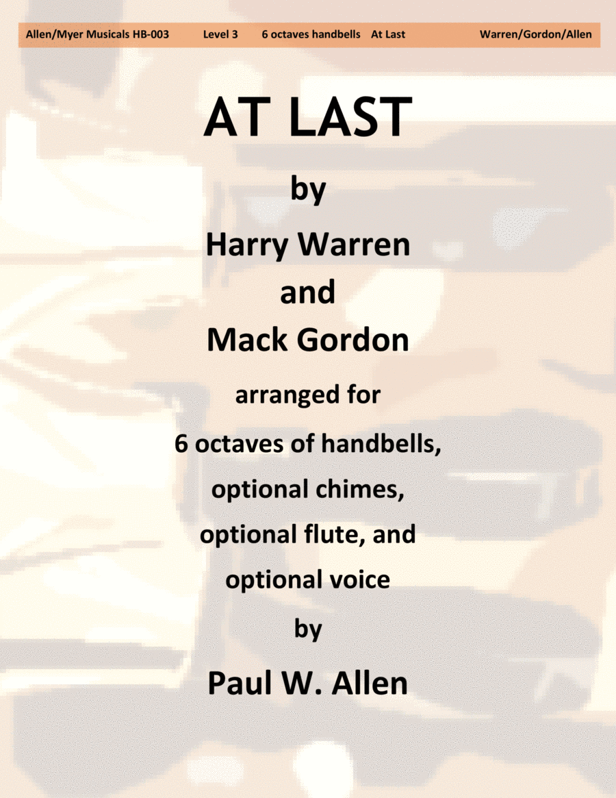 At Last Handbell Choir scores gallery preview page 1