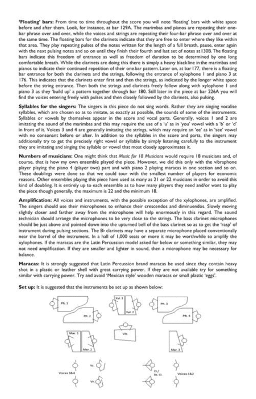 Music for 18 Musicians Study Score scores gallery preview page 6