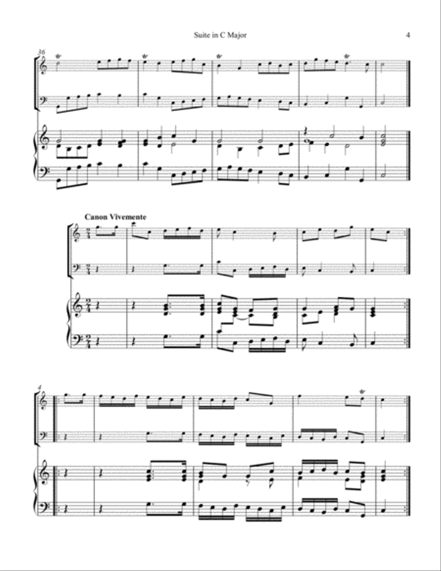 Suite in C Major for piano trio Piano Trio scores gallery preview page 5