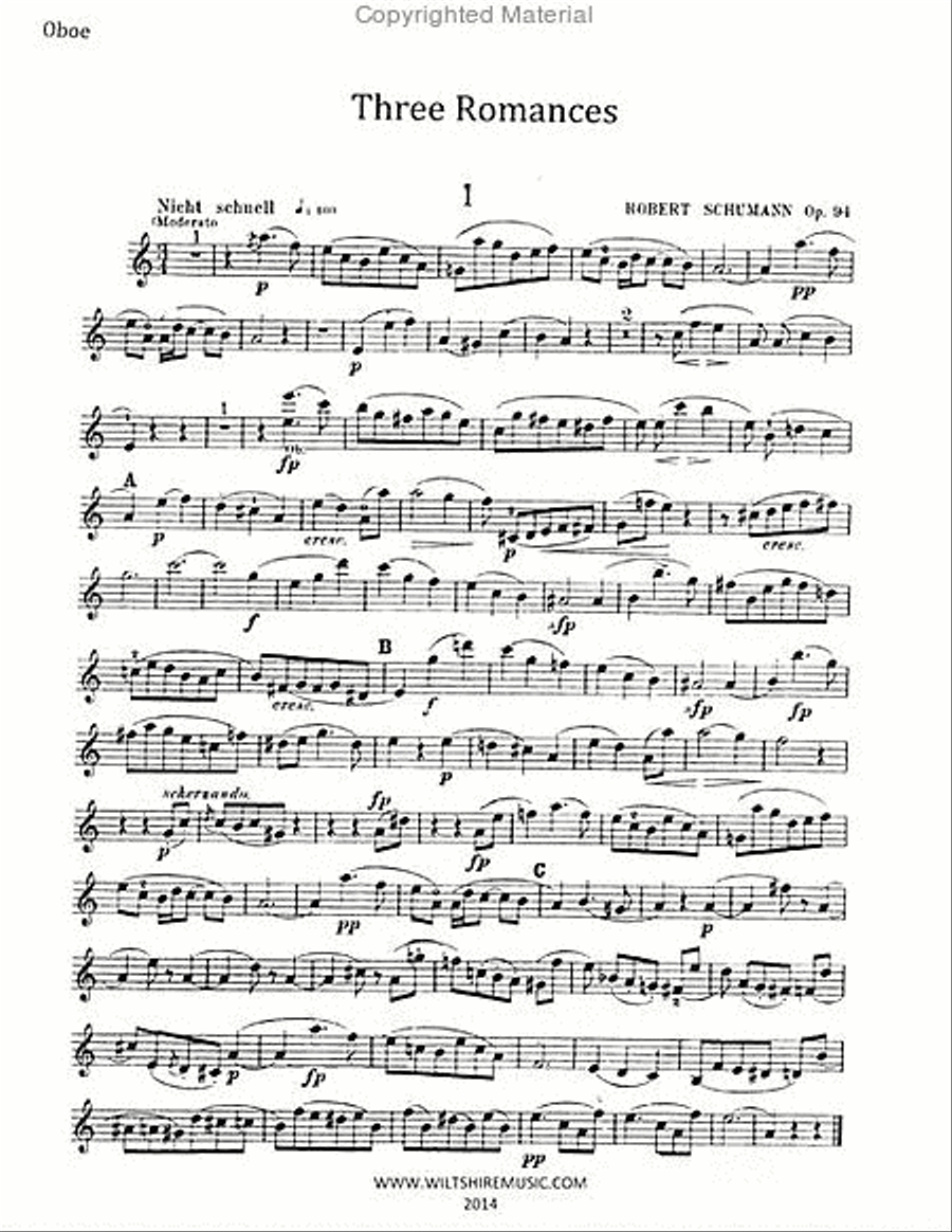 Three Romances, Op.94 Three Romances, Op.94 Piano Accompaniment scores gallery preview page 2