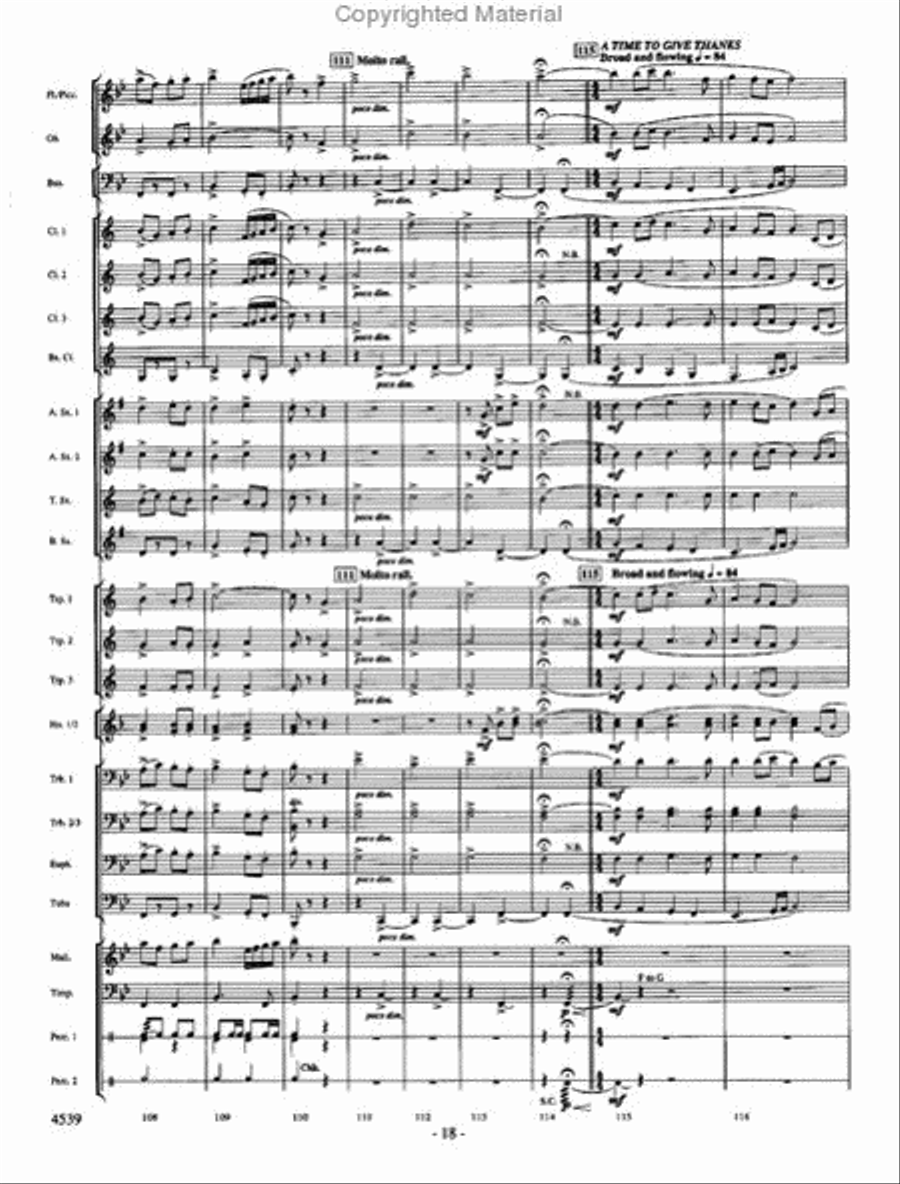 An American Portrait Concert Band scores gallery preview page 17
