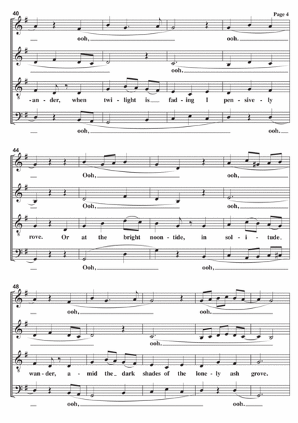 The Ash Grove A Cappella SATB image number null
