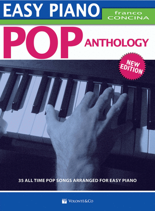 Book cover for Easy Piano Pop Anthology