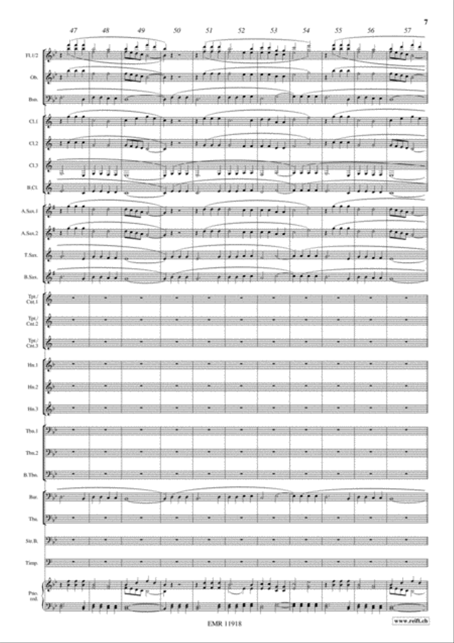 How Great Thou Art Concert Band scores gallery preview page 8