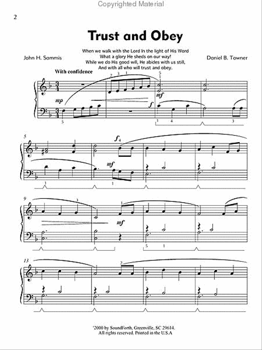 Keyboard Treasury, Vol. 3 Piano Solo scores gallery preview page 2
