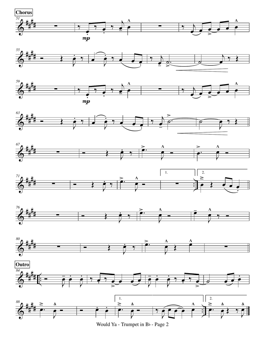 Would Ya Small Ensemble scores gallery preview page 4