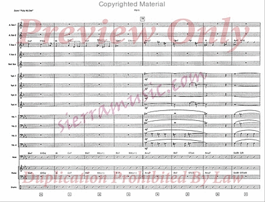 Ruby, My Dear Big Band scores gallery preview page 12