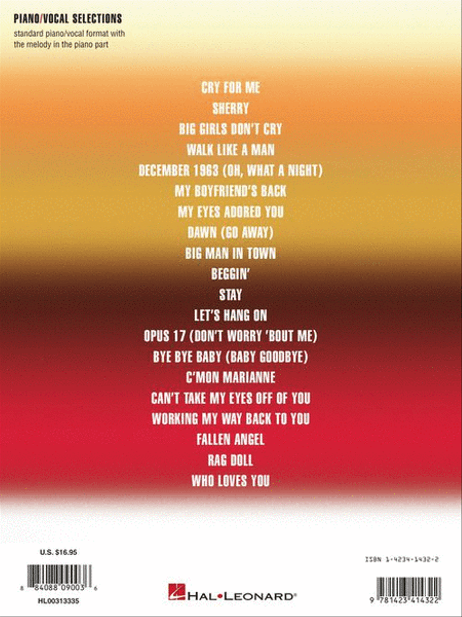 Jersey Boys - Vocal Selections Piano, Vocal, Guitar scores gallery preview page 8