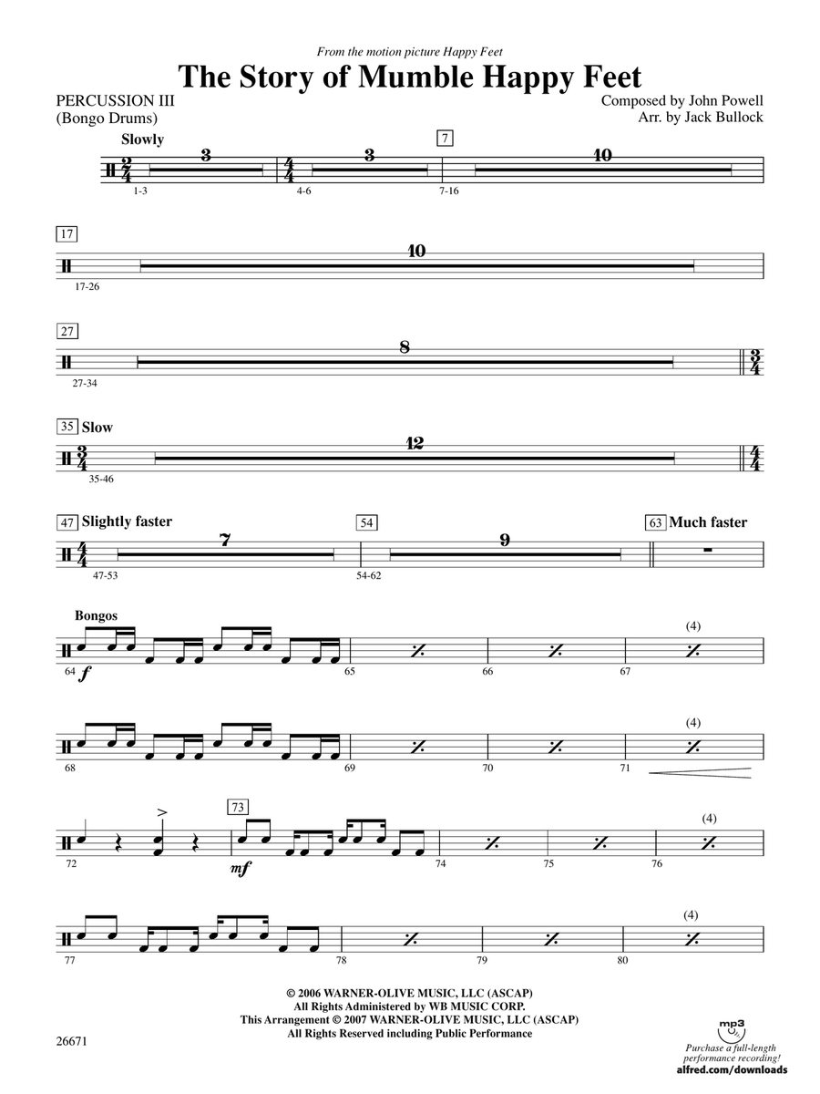 The Story of Mumble Happy Feet: 3rd Percussion
