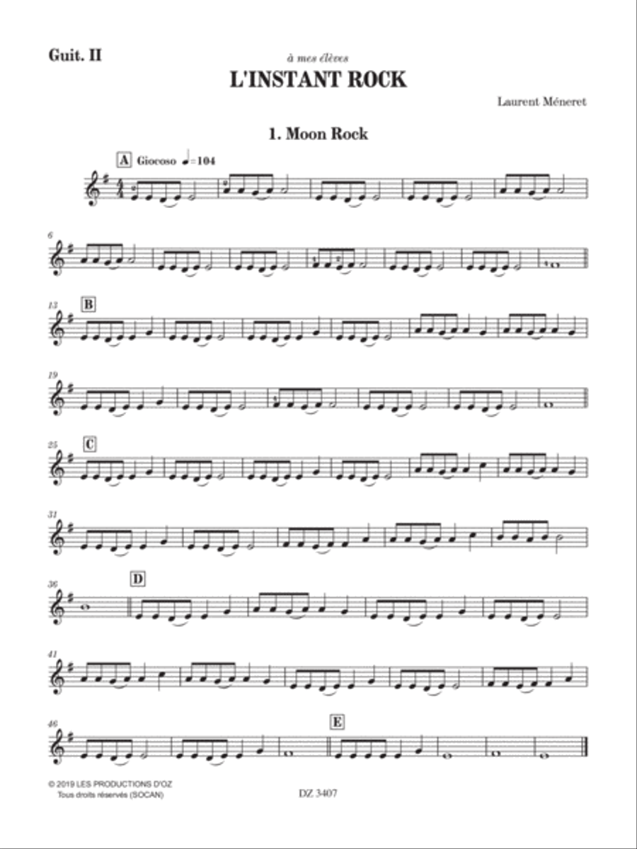 L'instant Rock Guitar Ensemble scores gallery preview page 4