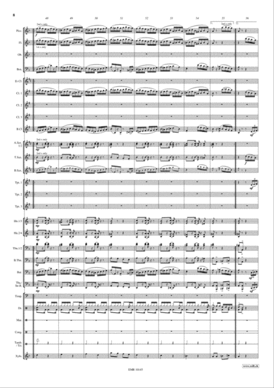 Samba..alla Turca Samba..alla Turca Concert Band scores gallery preview page 9