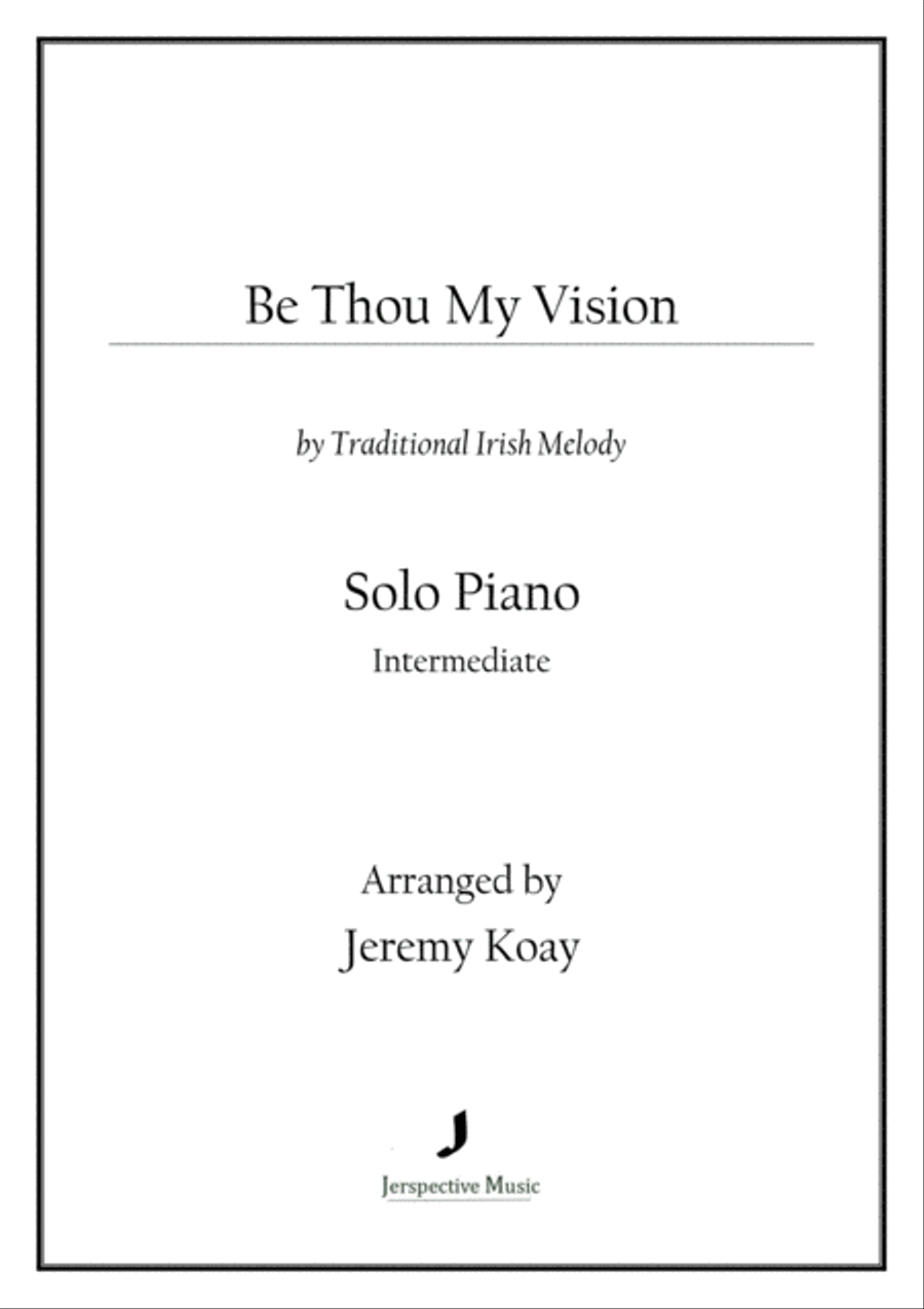 Be Thou My Vision (Solo Piano) Piano Solo scores gallery preview page 1
