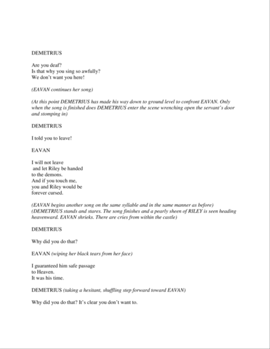 Eavan (Libretto) Voice Solo scores gallery preview page 4