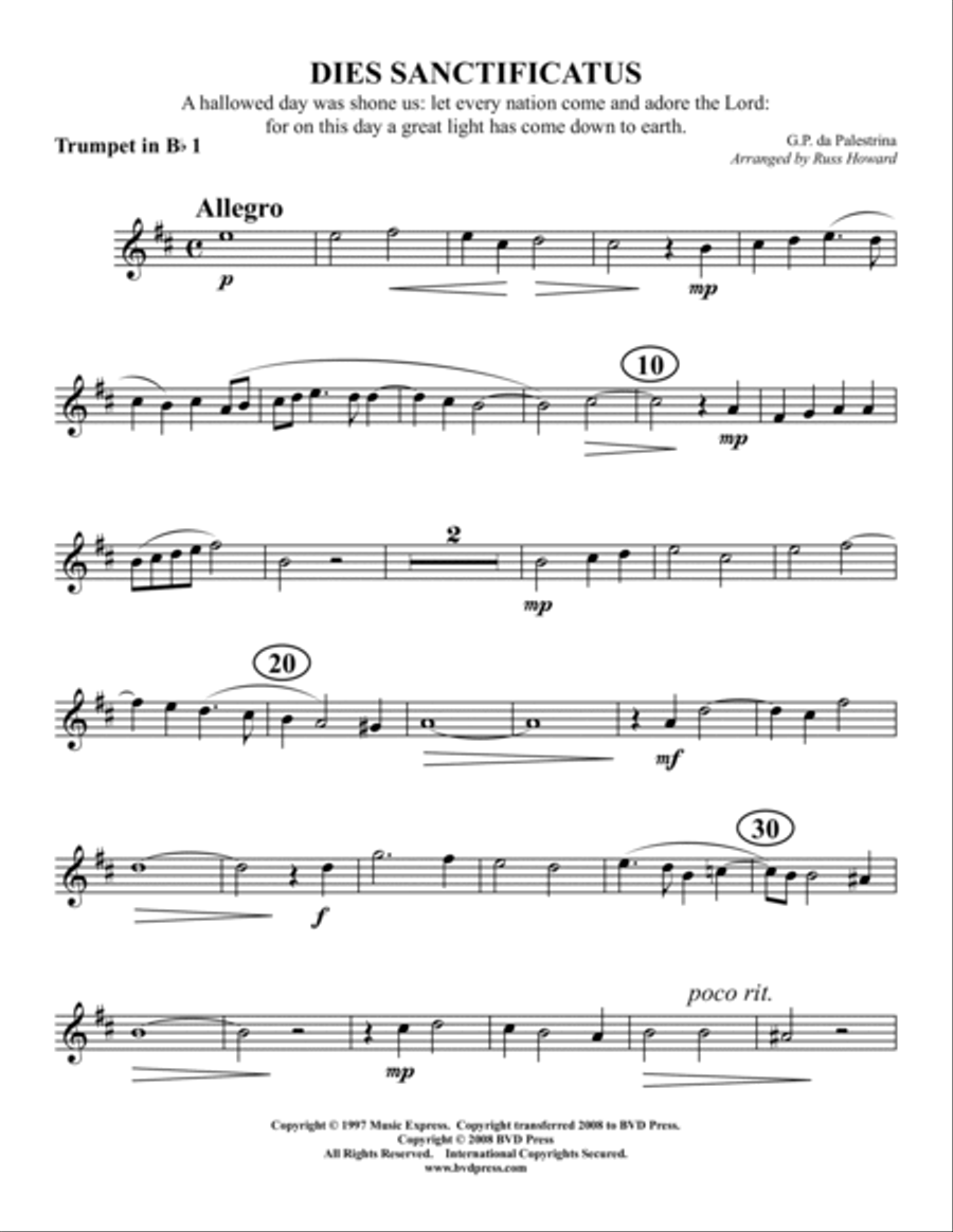 Does Sanctificatus Does Sanctificatus Brass Quartet scores gallery preview page 4