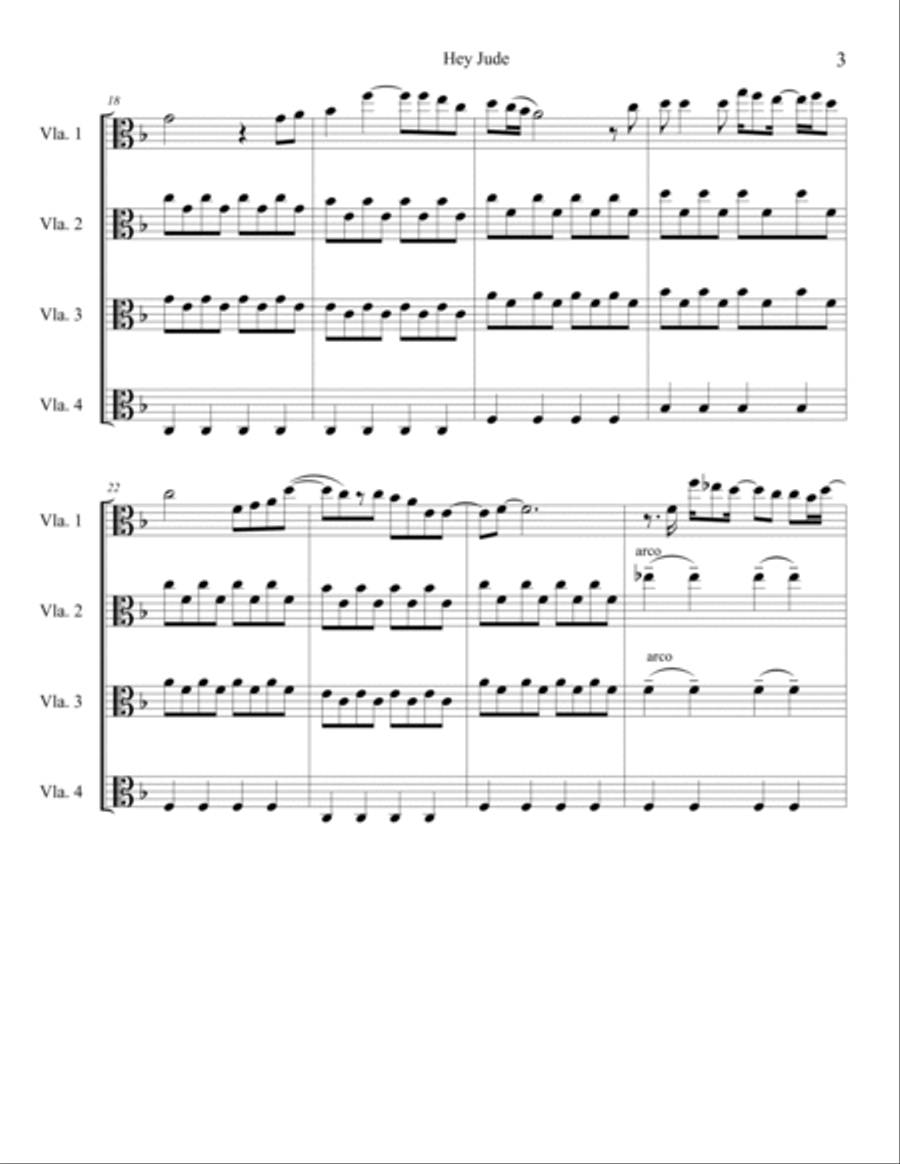 Hey Jude Viola scores gallery preview page 4