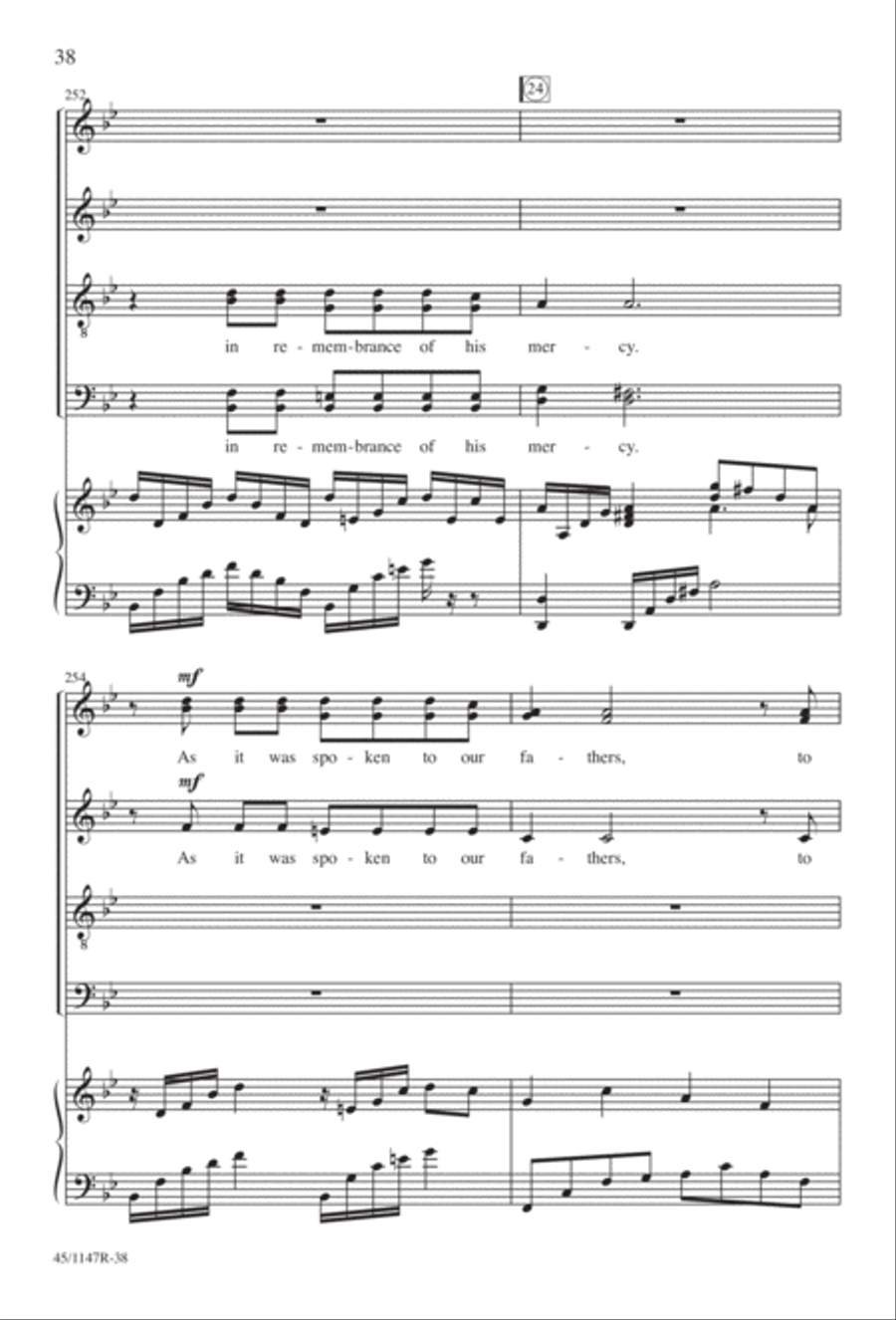 Magnificat Magnificat Divisi scores gallery preview page 39