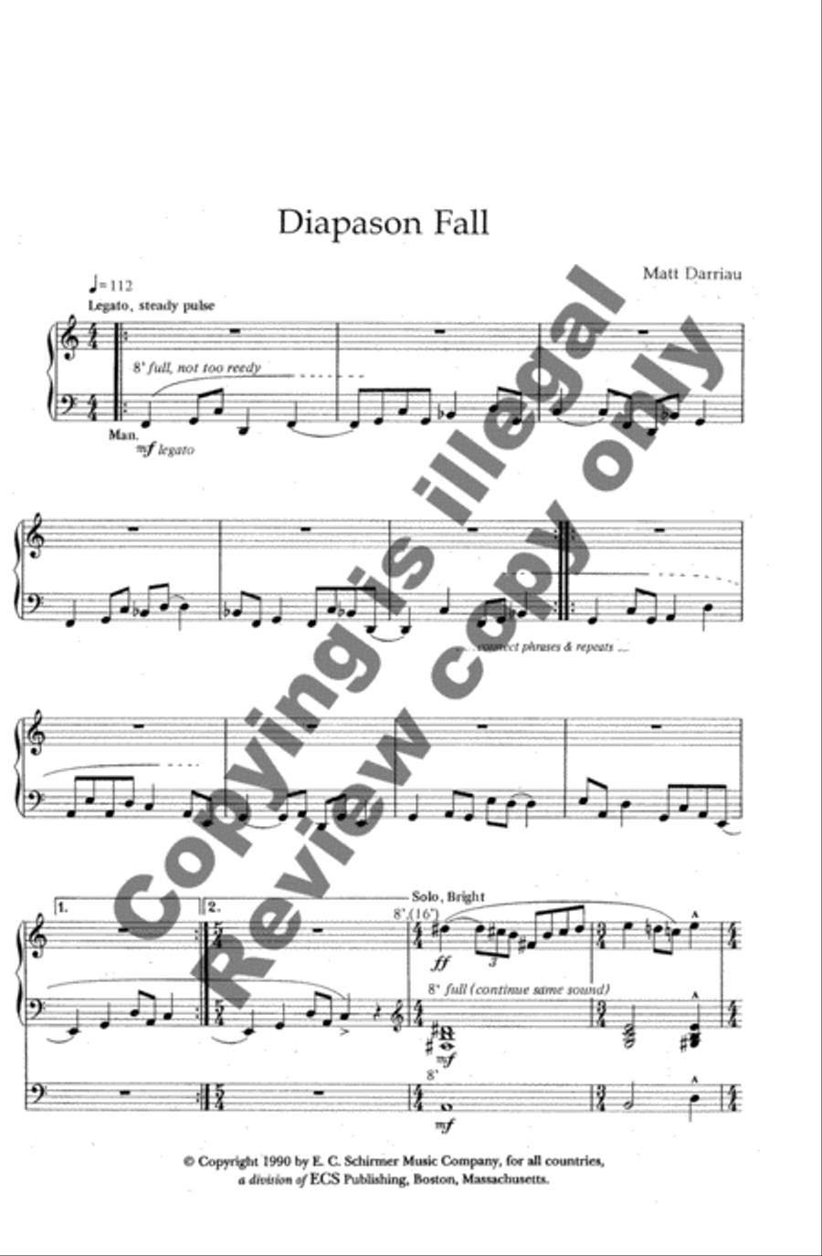 The Boston Organ Book