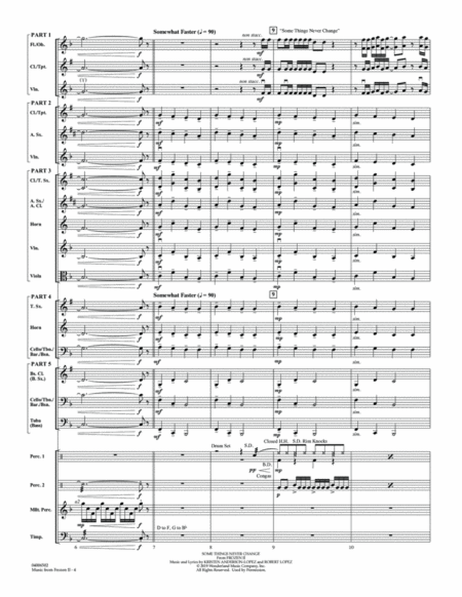 Music from Disney's Frozen 2 (arr. Johnnie Vinson) - Conductor Score (Full Score)