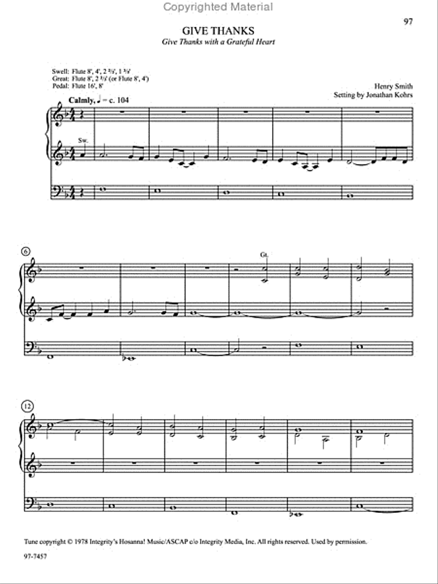 Hymn Prelude Library: Lutheran Service Book, Vol. 4 (FG) Organ scores gallery preview page 9