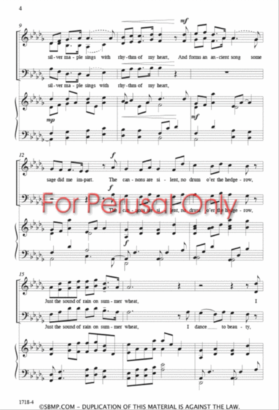 Dance for Love Dance for Love 3-Part scores gallery preview page 3