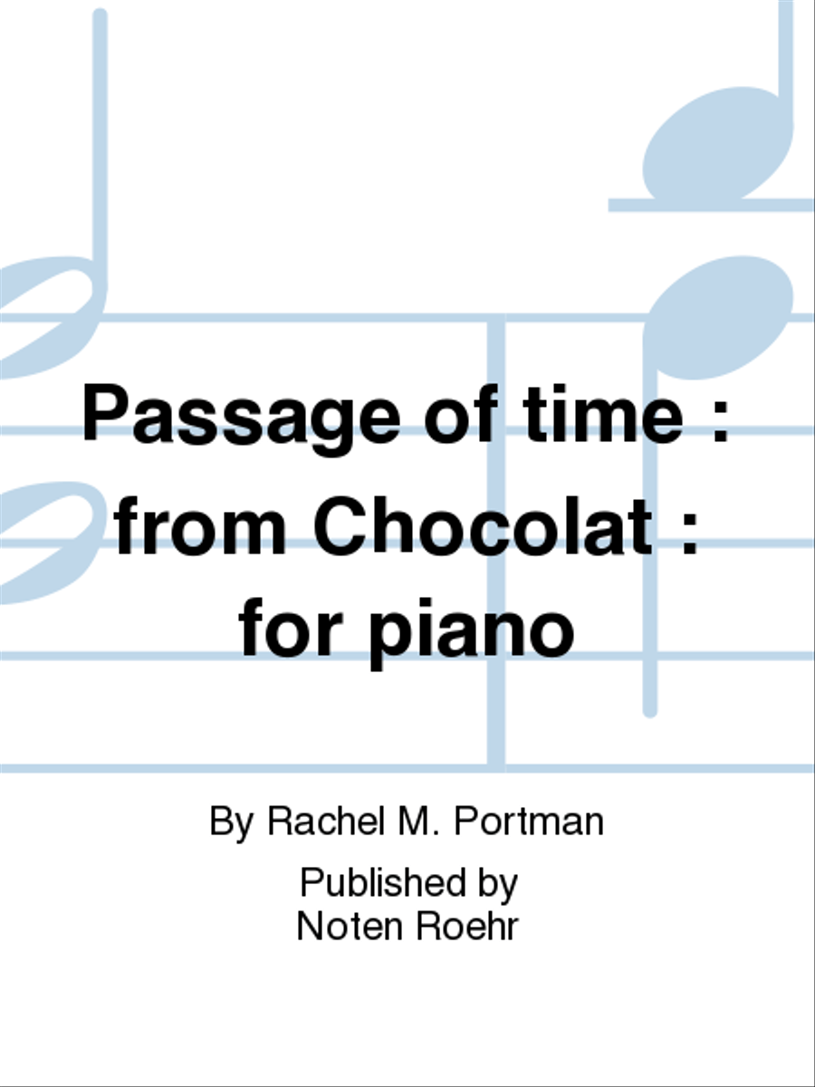 Passage of time Piano Solo scores gallery preview page 1