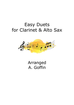 Easy Duets: Clarinet & Alto Sax