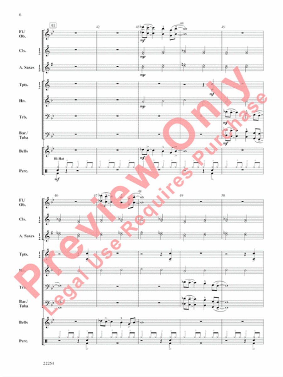 Jump Street Boogie Jump Street Boogie Concert Band scores gallery preview page 7