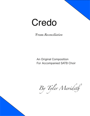 Credo from Reconciliation