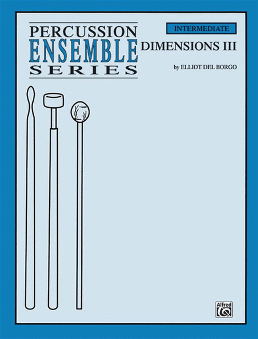 Dimensions III Percussion Ensemble scores gallery preview page 1