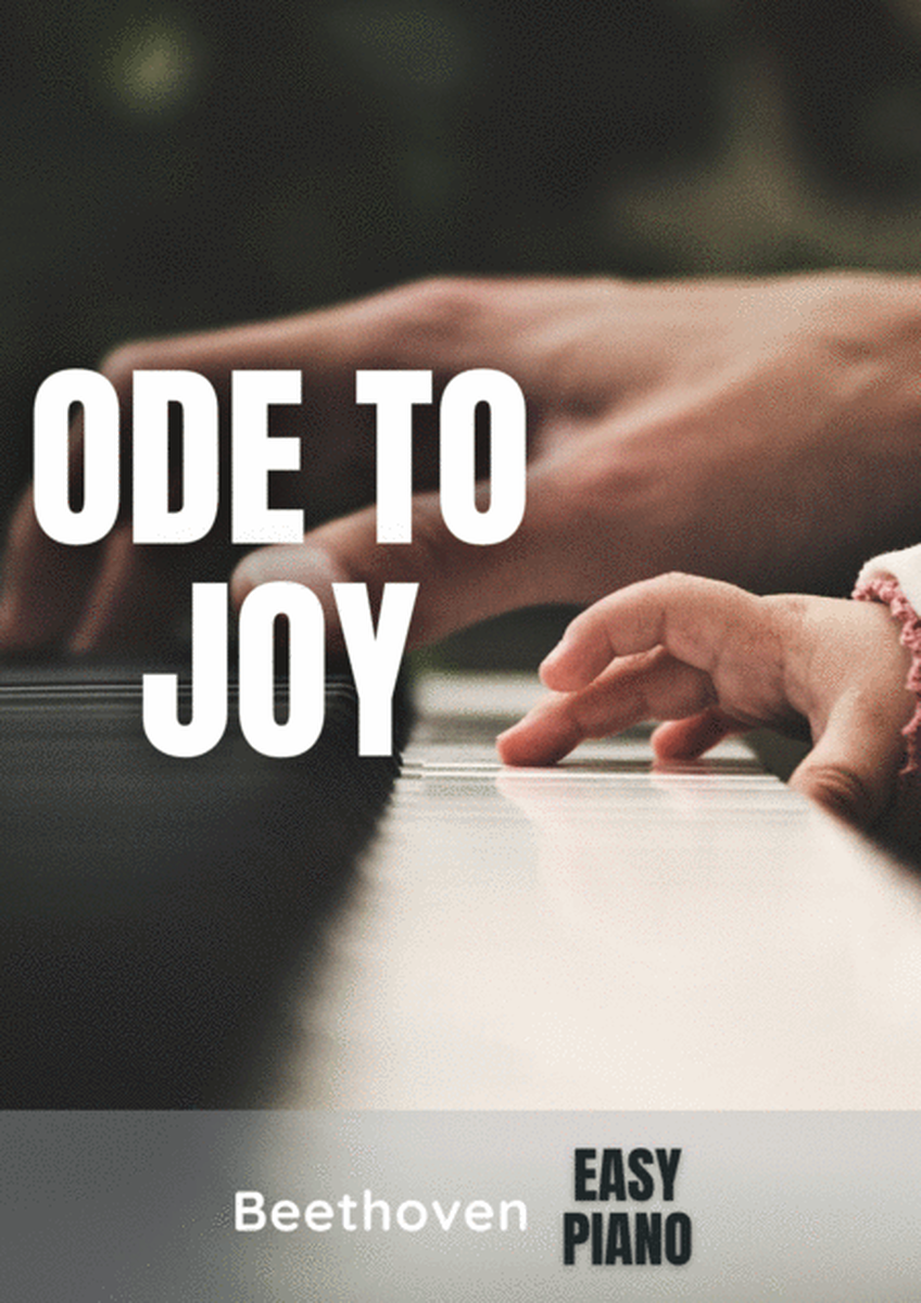 Ode to Joy - Easy Piano image number null