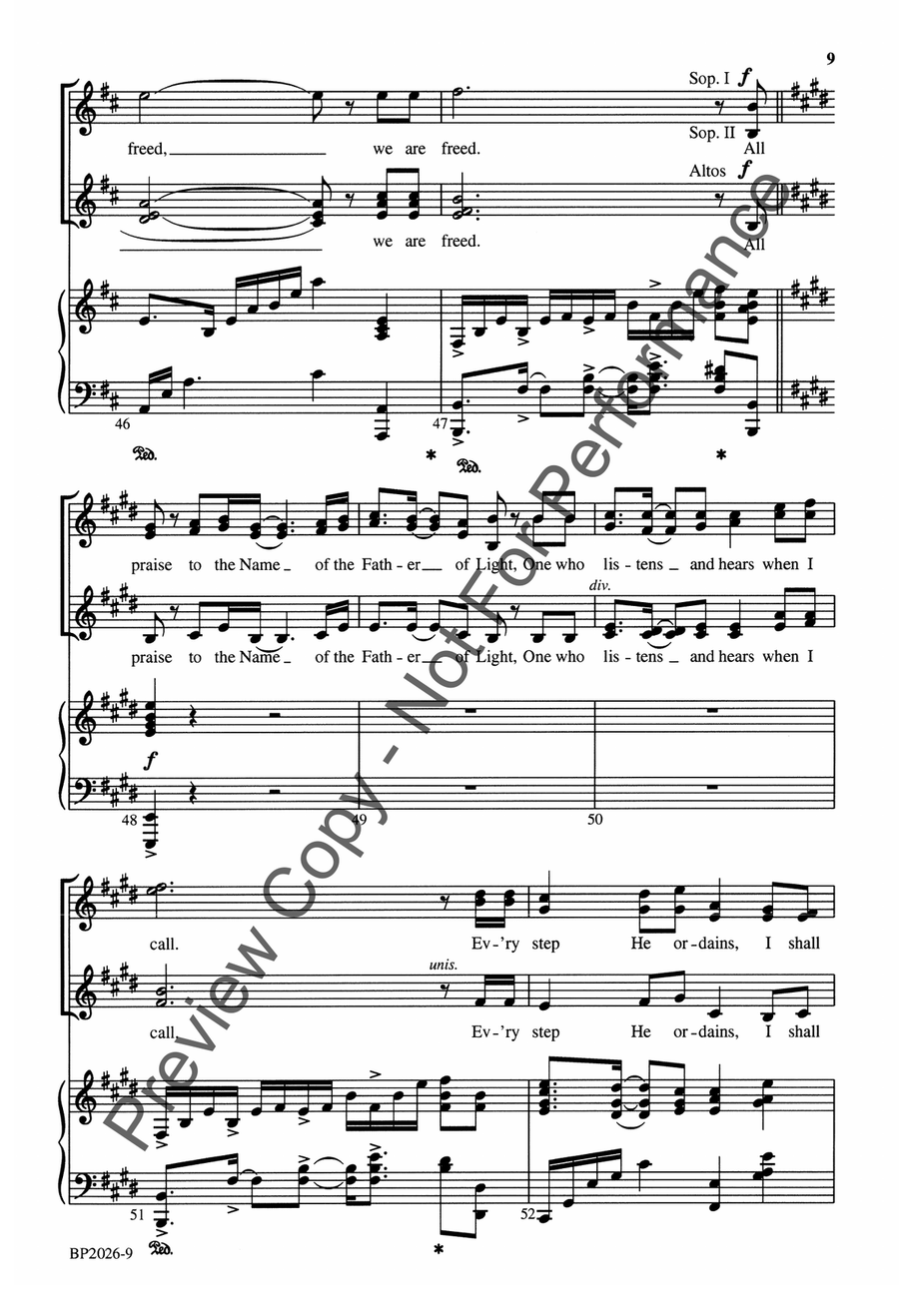 Father of Light - SSAA SSAA scores gallery preview page 9
